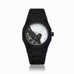 Aura watch 2025 New Arabic Aura Watch Black Modern Creative Design ( Black)