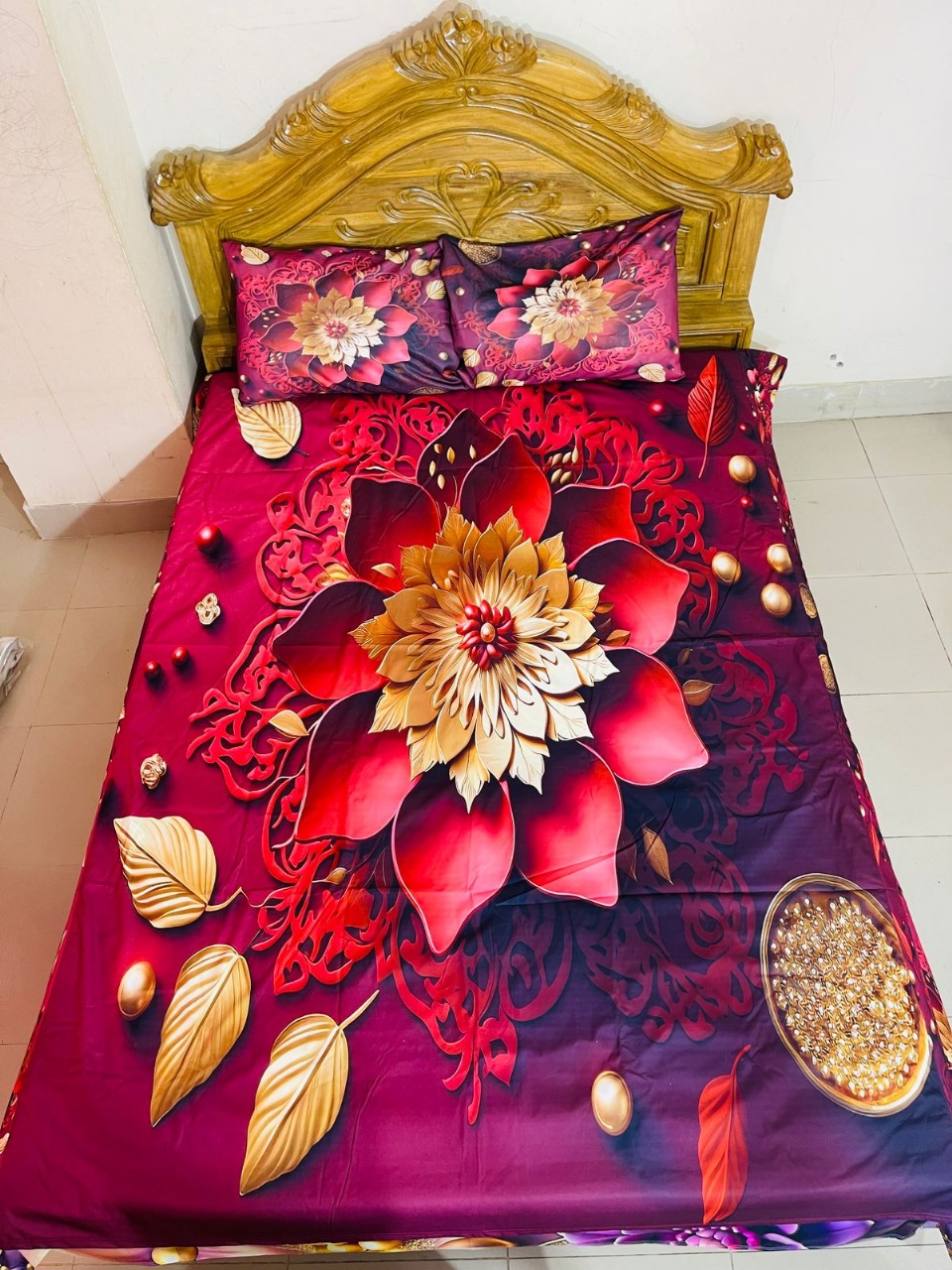 China Premium 3D Design Bed Sheet