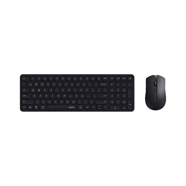 Rapoo 9350S Multi-Mode Wireless Ultra-Slim Keyboard & Mouse Combo – Black