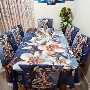 China Premium 3D Print Table Cloth Set