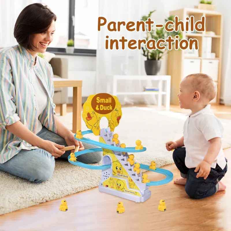 Electric Small Duck Climbing Stairs Toy - Image 4