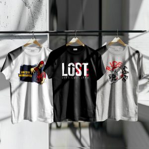 Unique Design Cotton T-Shirt 3-Piece Combo Pack