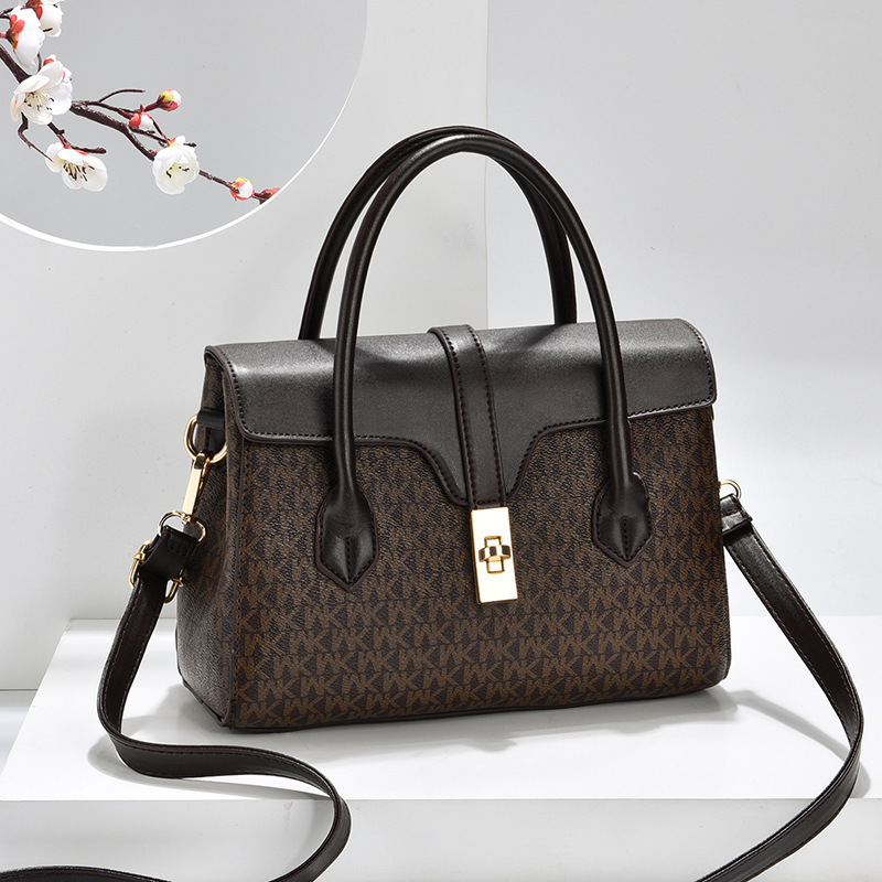 Newest High Quality MK Design American Bag Luxury Women's Handbags(Coffe)