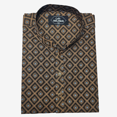 Cotton Print Punjabi + Premium Watch + Wallet Combo Pack - Image 5