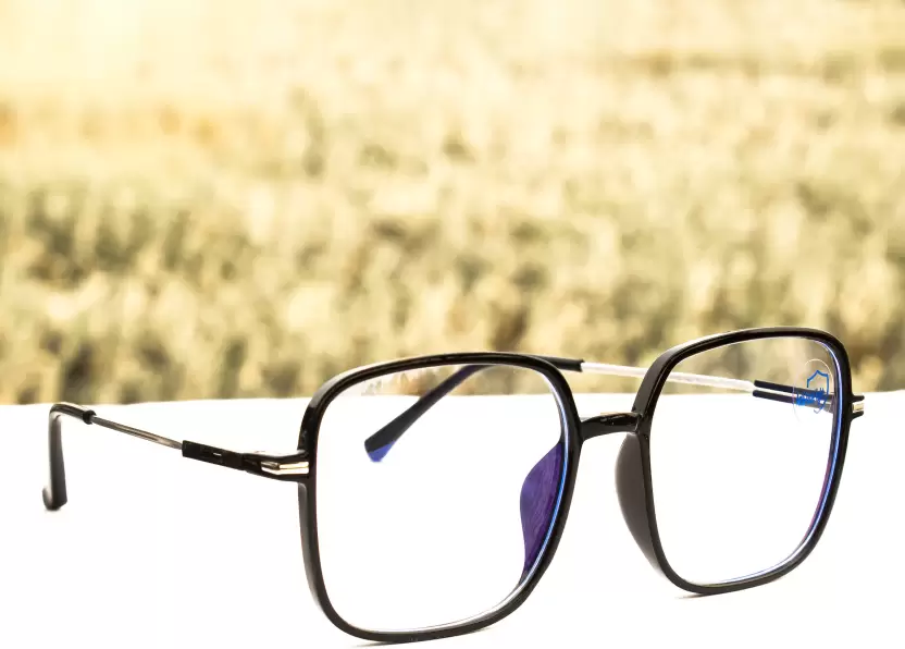 Full Rim Square Blue Cut Computer Glass For Men & Women (53 mm) - Image 3