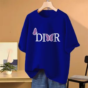 Drop shoulder T-shirt for Women (Blue)