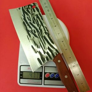 Kitchen Knife – Damascus Steel with Wooden Handle