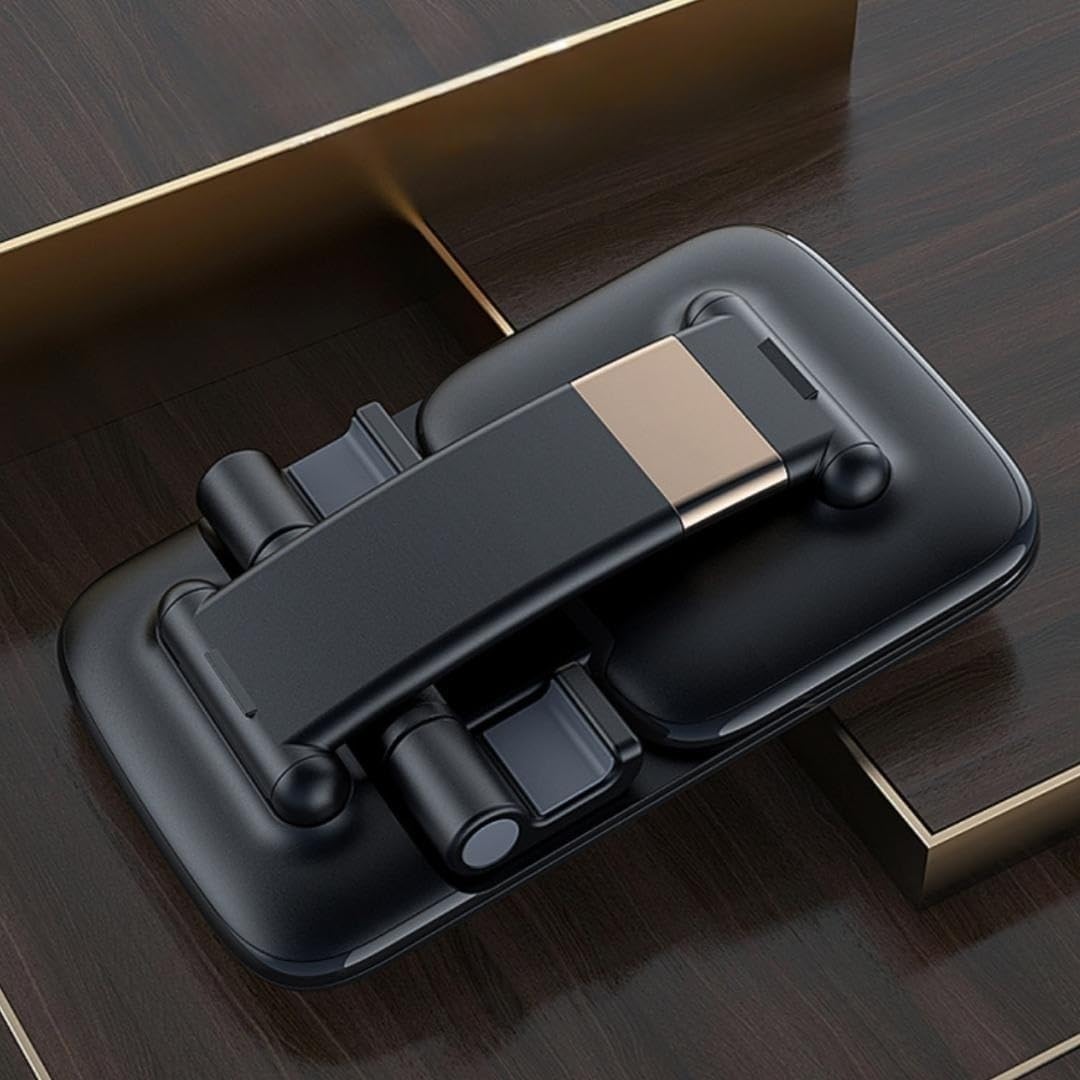 Adjustable and Foldable Desktop Mobile Phone Stand for Phone Comfortable with All Mobile for Desk, Bed, Table, Office, Video Recording, Home and Online Classes - Image 5