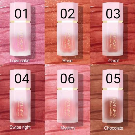 Handaiyan Mousse Liquid Blush 7 ml shade (chocolate) - Image 3