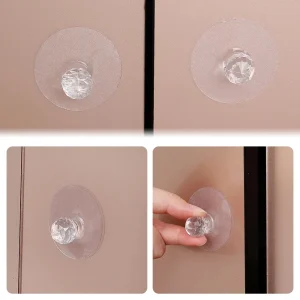 4PCS Punch-free Crystal Drawer Handle Diamond Shape Self-Adhesive Acrylic Knobs Cabinet Wardrobe Furniture Pulls Hanger Hooks