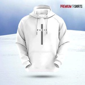 "PARIS" Islamic Hoodie (White)