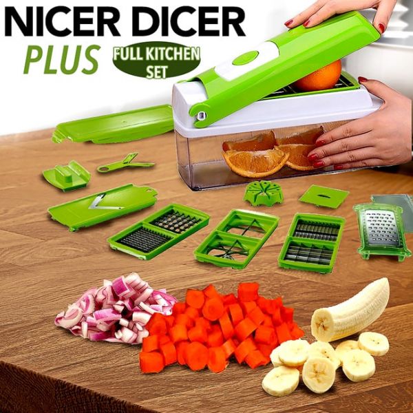 Nicer Dicer Plus Vegetable - Green