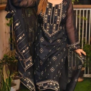 Premium cotton computer printed  Boyel fabrics  3 Piece