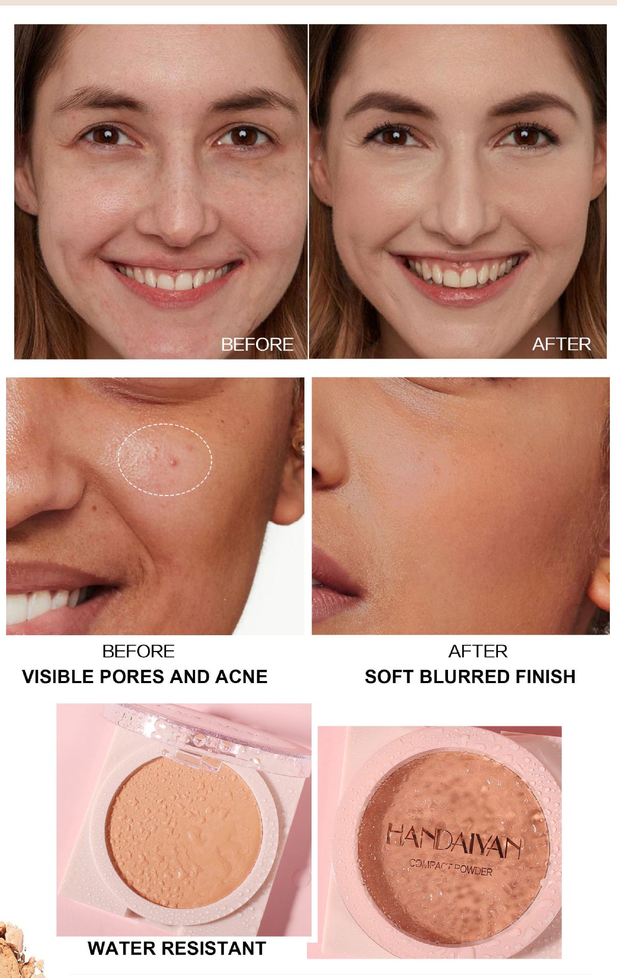 Handaiyan Soft Bright Powder Cake (shade #2) - Image 5