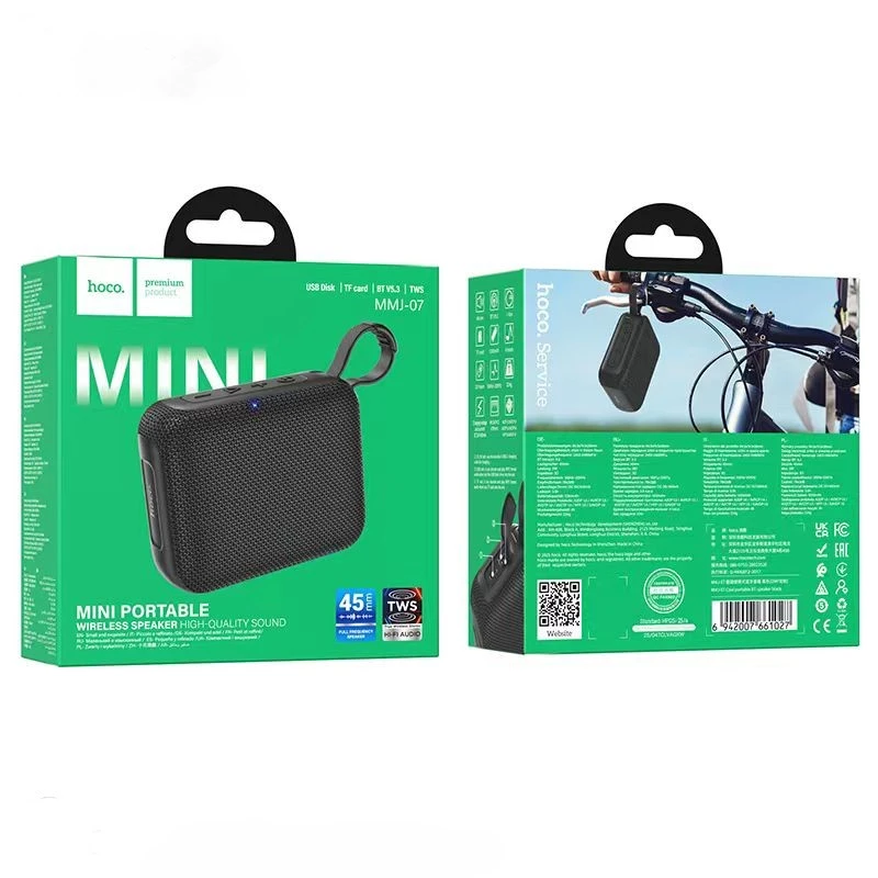 Hoco MMJ07 Wireless Speaker | 4-Hour Playtime | Supports BT, TF, USB & TWS - Image 7