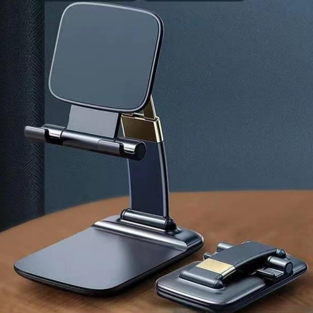 Adjustable and Foldable Desktop Mobile Phone Stand for Phone Comfortable with All Mobile for Desk, Bed, Table, Office, Video Recording, Home and Online Classes - Image 8