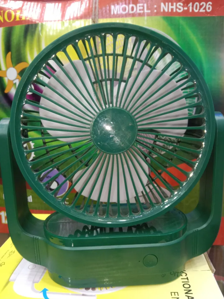 High Quality Rechargeble & Portable Desk Fan EN 1300 - Image 8