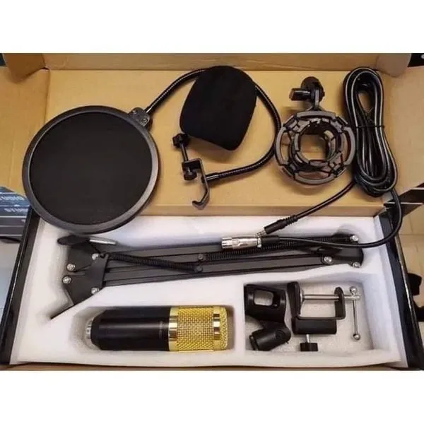 Podcast Live Broadcast Equipment Professional Condenser MIC BM-800 Microfone V8 Arm Stand Studio Music Recording Equipmen - Image 4