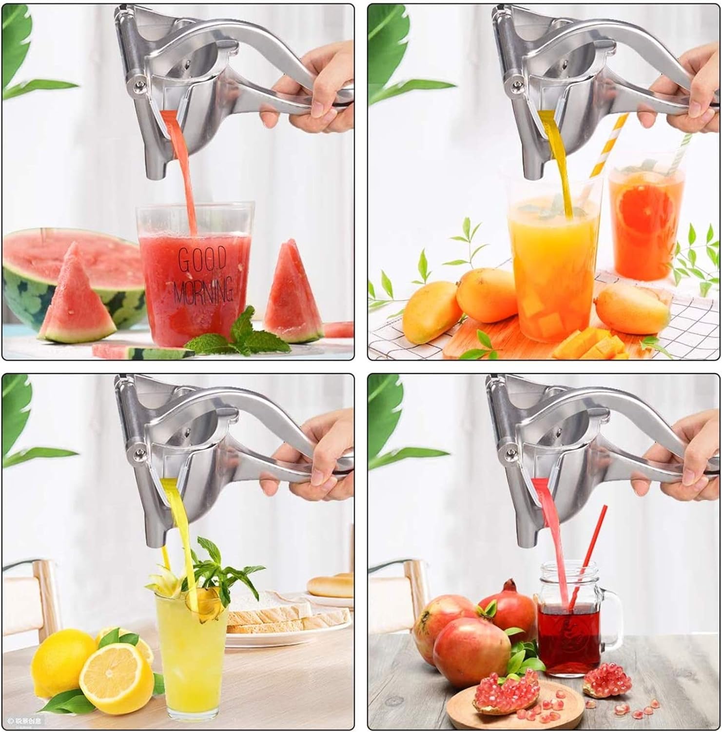 Aluminium Steel Heavy Duty Handhold Press Fruit Juicer, Fruit Manual & Instant juicer - Image 6