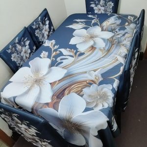 China Premium 3D Print Table Cloth Set