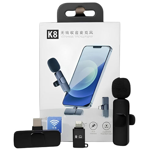K8 Wireless Microphone for Type (C & iPhone) - Image 3