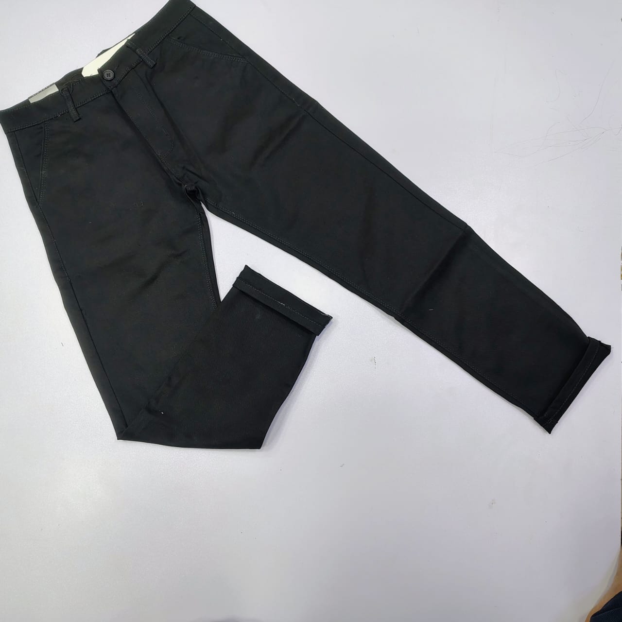 Men's Gabardine Pant (Black Color) - Image 6