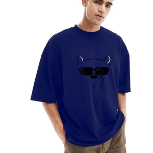 Men's Stylish Drop Shoulder (Blue)