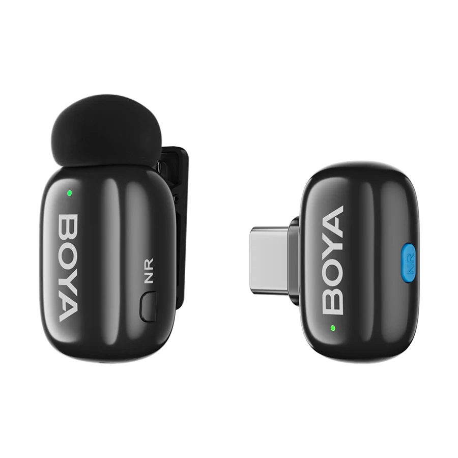 BOYA mini-14-B The World's Tiniest Wireless Microphone (1RX, 2TX) for android devices - Image 4